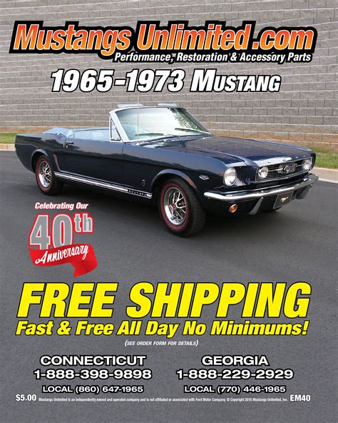 mustang parts catalog free 1965